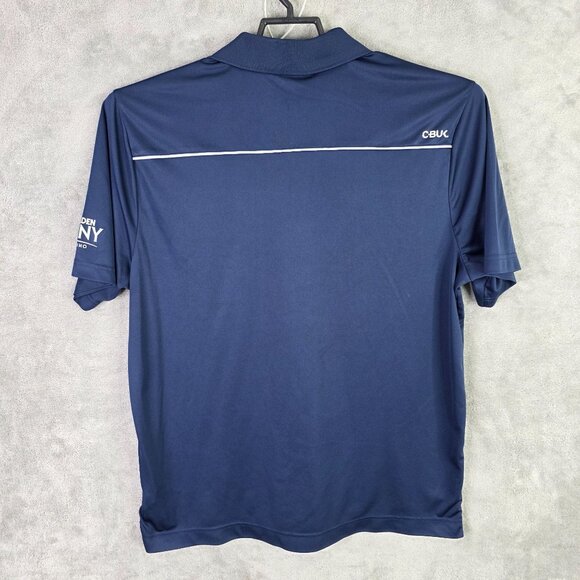 Mens C Buk Cutter & Buck Blue Polo Shirt Short Sleeve 100% Polyester Size XL - Picture 6 of 9